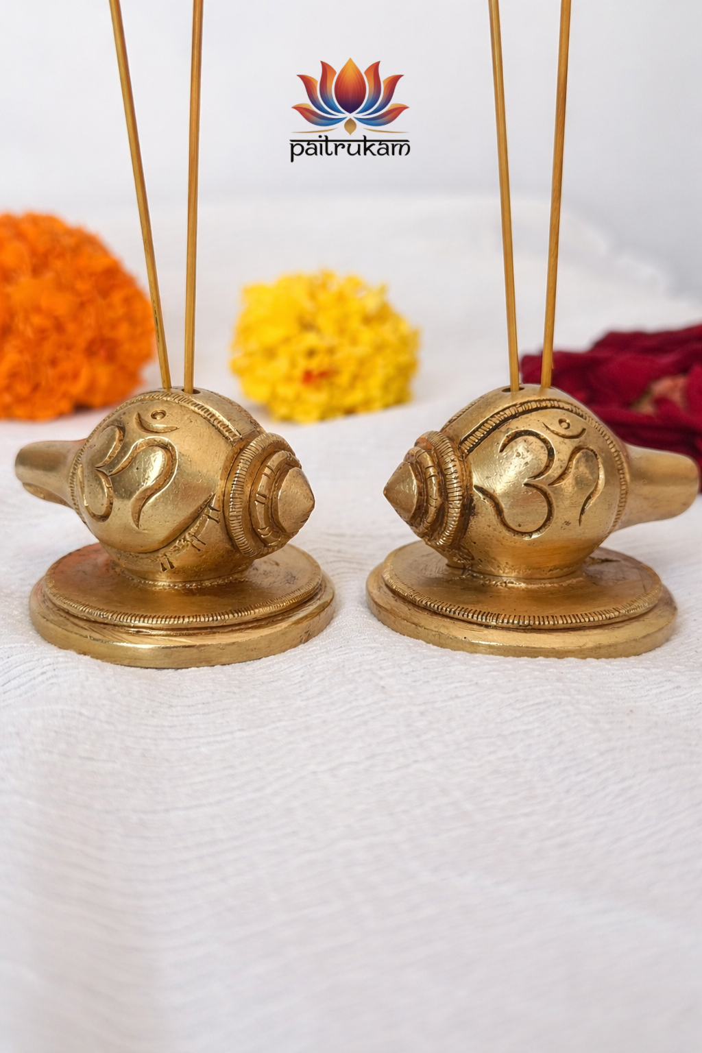 Conch incense holder / Agarbathi stand