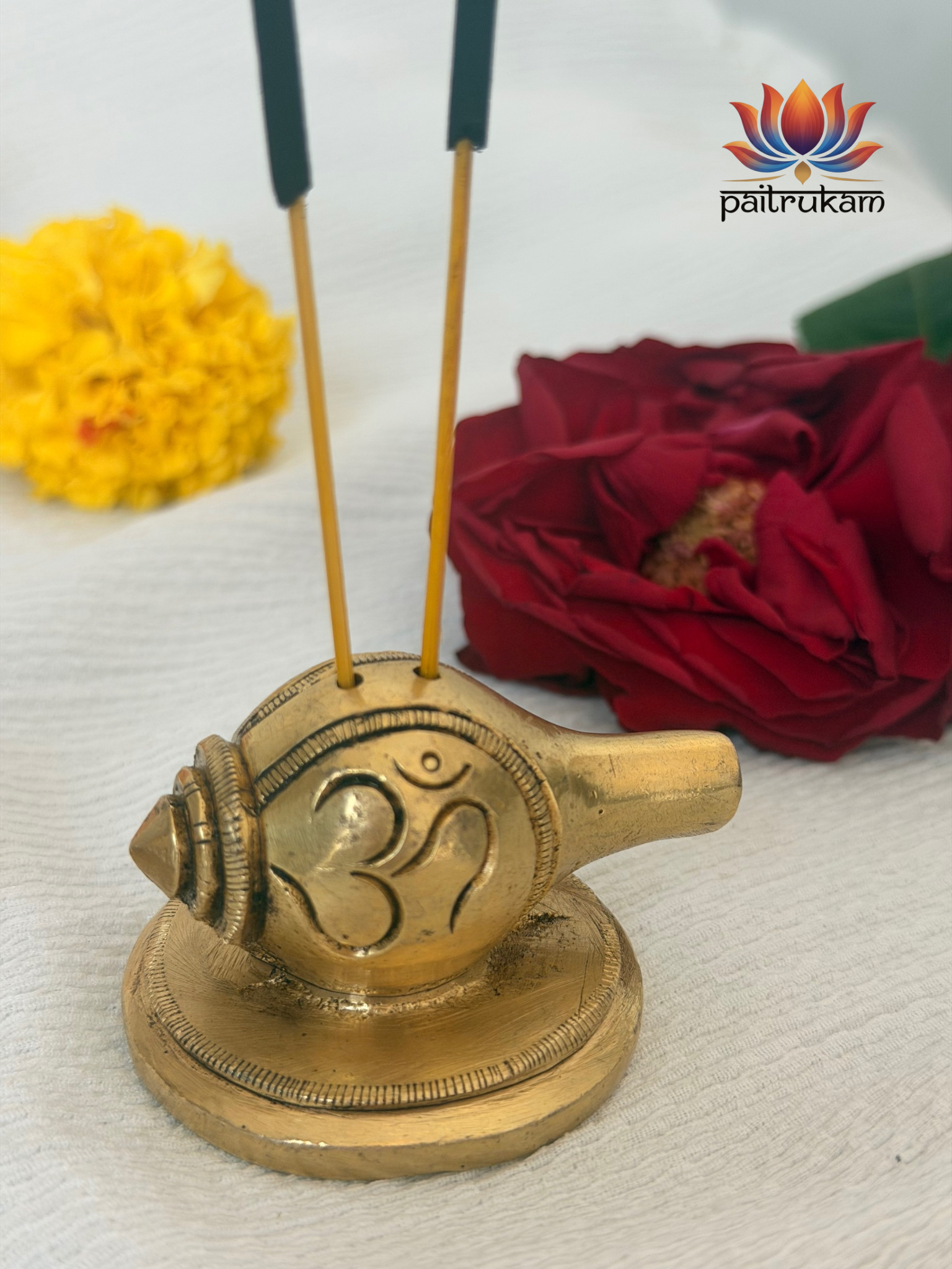 Conch incense holder / Agarbathi stand