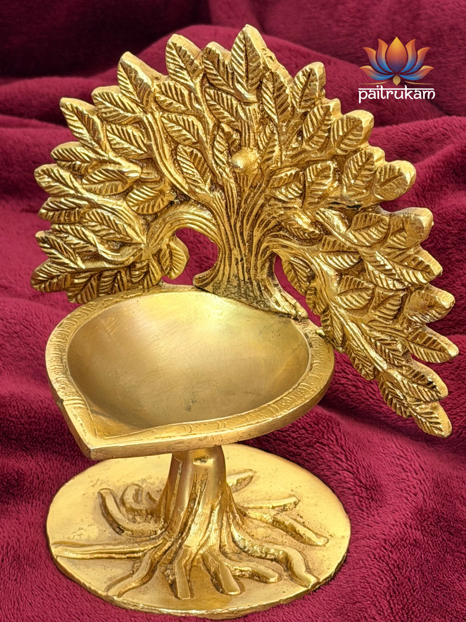 Diya with Kalpavriksha